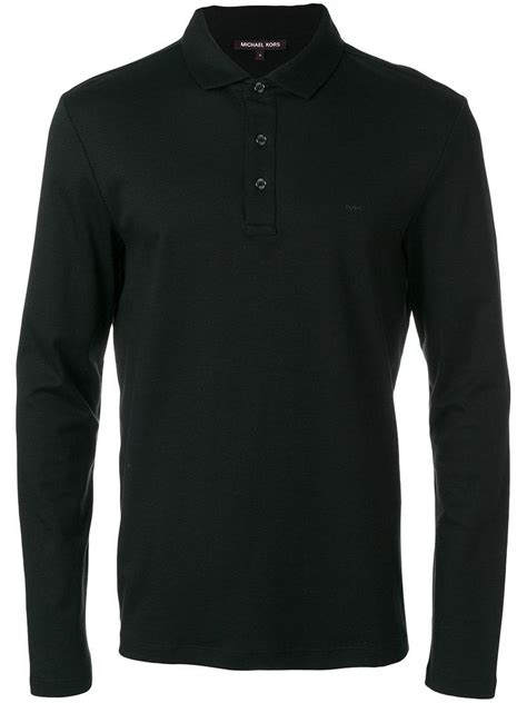 michael kors polo men|Michael Kors long sleeve polo.